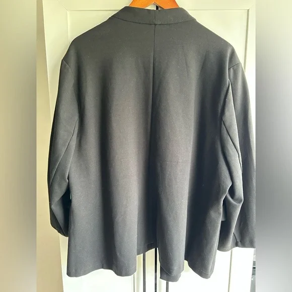 Love Scarlett Black Open Front Blazer Jacket Size 2X NWT - Picture 4 of 12